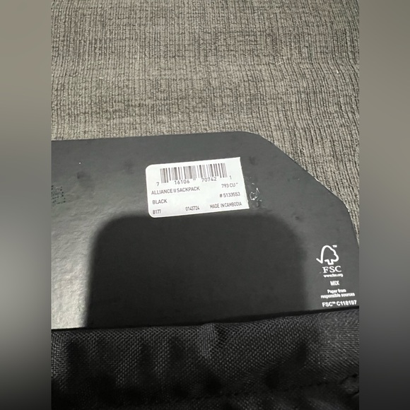 BRAND NEW WITH TAG & PACKAGING | Unisex Adidas Black Sack Pack Bag - Picture 4 of 4